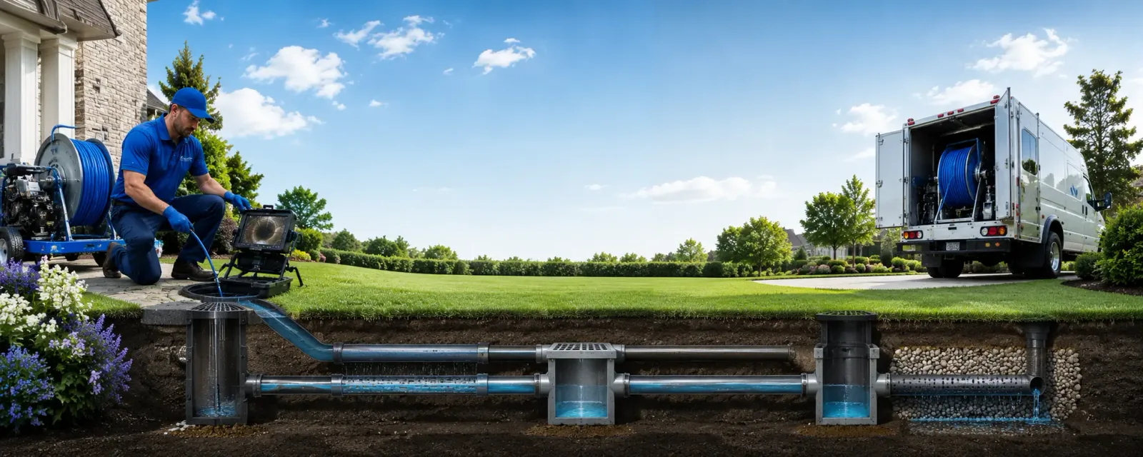 Outdoor drain cleaning information for Bosworth, MO